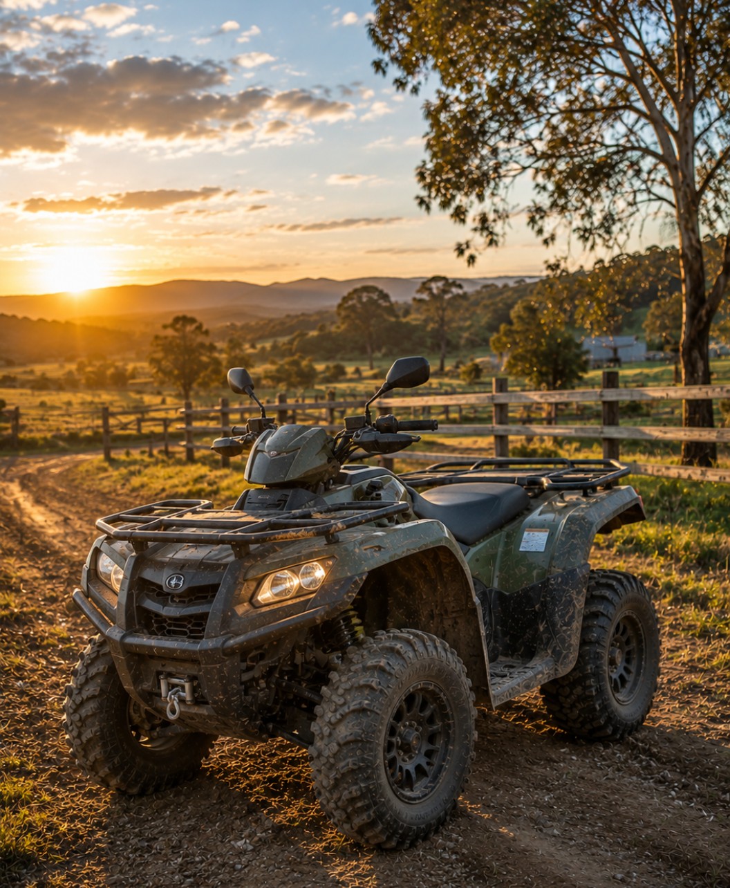 Premium custom canvas ATV seat covers for Australian quad bikes | Miller Canvas